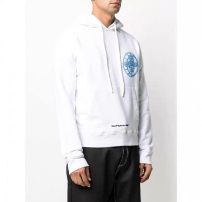 Off-white  Mens Logo Cotton Hoodie White - 오프화이트 2021 남성 로고 코튼 후드티 Off0768x Size(xs - l) 화이트