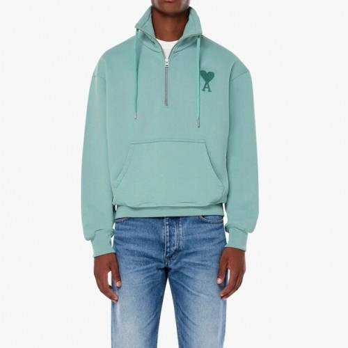 Ami Mens Logo Casual Cotton Man-to-man Mint - 아미 2021 남성 로고 코튼 맨투맨 Ami0174x Size(xs - l) 민트