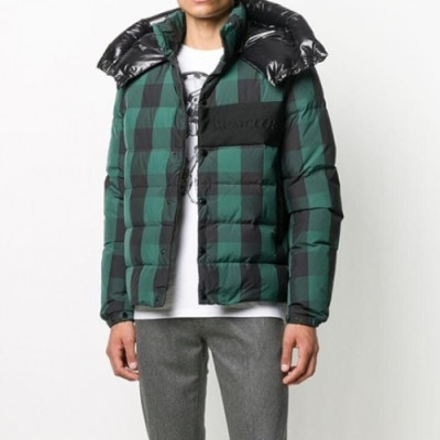 Moncler 2021 Mens Patch Logo Modern Duck Down Padding Green - 몽클레어 2021 남성 패치 로고 모던 덕다운 패딩 Moc02219x Size(1 - 4) 그린