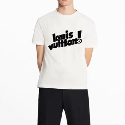 Louis vuitton  Mm/Wm Logo Short Sleeved Tshirts White - 루이비통 2021 남/녀 로고 반팔티 Lou03533x Size(s - 2xl) 화이트