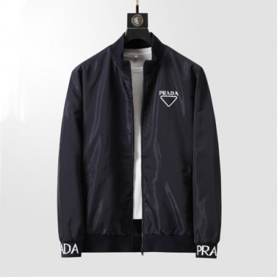 Prada  Mens Logo Casual Jackets Navy - 프라다 2021 남성 로고 캐쥬얼 자켓 Pra02360x Size(m - 2xl) 네이비