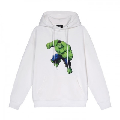 Balenciaga  Mm/Wm Logo Cotton Hoodie White - 발렌시아가 2021 남/녀 로고 코튼 후디 Bal01168x Size(xs - l) 화이트