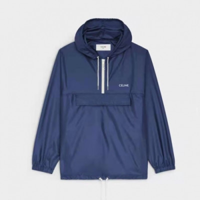 Celine  Mens Logo Wind-proof Jackets Blue - 셀린느 2021 남성 로고 방풍 자켓 Cel0147x Size(s - xl) 블루