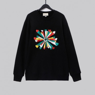 Gucci  Mm/Wm Logo Crew-neck Cotton Tshirts Black - 구찌 2021 남/녀 로고 코튼 크루넥 코튼 긴팔티 Guc04016x Size(xs - l) 블랙