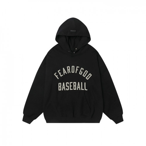 Fear of god  Mm/Wm Logo Oversize Cotton Hoodie Black - 피어오브갓 2021 남/녀 로고 오버사이즈 코튼 후드티 Fea0336x Size(s - xl) 블랙