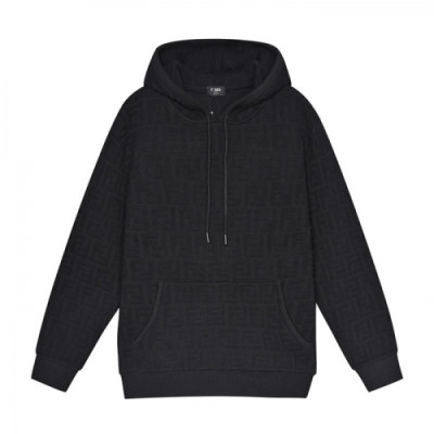 Fendi  Mm/Wm Logo Casual Hoodie Black - 펜디 2021 남/녀 로고 캐쥬얼 후디 Fen01028x Size(xs - xl) 블랙