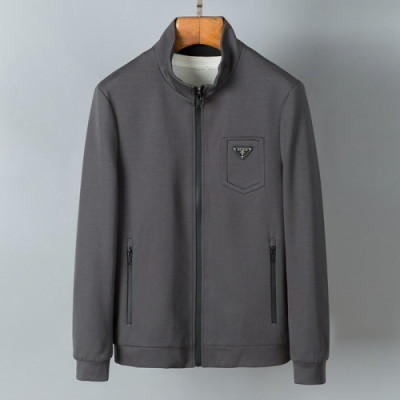 Prada  Mens Logo Casual Jackets Gray - 프라다 2021 남성 로고 캐쥬얼 자켓 Pra02382x Size(m - 3xl) 그레이