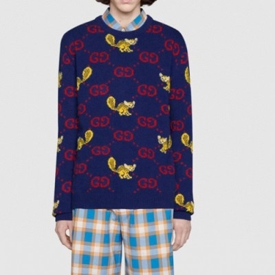 Gucci Mens Crew-neck Sweaters - 구찌 남성 크루넥 스웨터 - guc4054x