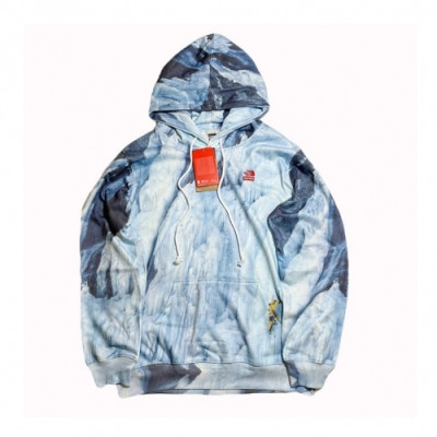 Supreme  Mm/Wm Logo Cotton Hoodie Blue - 슈프림 2021 남자 로고 코튼 후드티 Sup0127x Size(s - xl) 블루