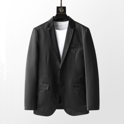 Prada  Mens Business Suit Jackets Black - 프라다 2023 남성 비지니스 슈트 자켓 Pra02389x Size(44 - 50) 블랙