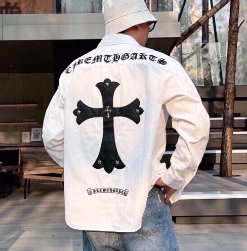 Chrome Hearts Mens Casual Tshirts - 크롬하츠 남성 캐쥬얼 셔츠 - chr411x