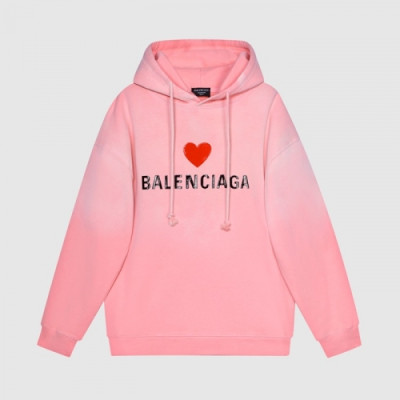 Balenciaga  Mm/Wm Logo Cotton Hoodie Pink - 발렌시아가 2021 남/녀 로고 코튼 후디 Bal01184x Size(xs - l) 핑크