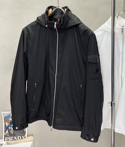 Moncler  Mens Logo Casual Jackets Black - 몽클레어 남성 로고 캐쥬얼 자켓 Moc02264x Size(m - 3xl) 블랙
