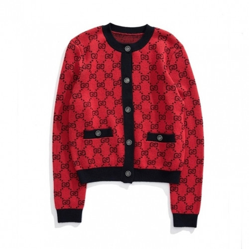 Gucci Womens Trendy V-neck Cardigan Red - 구찌 2021 여성 트렌디 브이넥 가디건 Guc03872x Size(s - l) 레드
