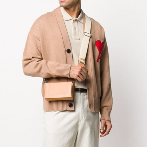 Ami Mens Logo Casual Cardigen Beige - 아미 2021 남성 로고 캐쥬얼 가디건 Ami0193x Size(s - xl) 베이지