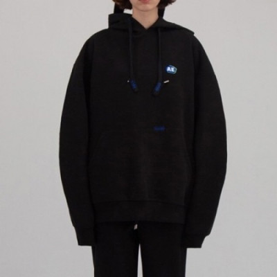 ADER  Mens Minimal Cotton Hoodie Black - ADER 2021 남성 미니멀 코튼 후디 Ade0044x Size(s - m) 블랙