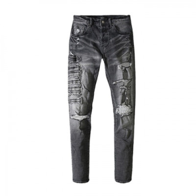 Amiri  Mens Trendy Denim Pants Black - 아미리 2021 남성 트렌디 데님 팬츠 Ami0300x Size(29 - 40) 블랙