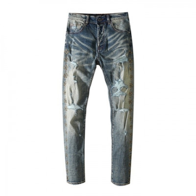 Amiri  Mens Trendy Denim Pants Blue - 아미리 2021 남성 트렌디 데님 팬츠 Ami0300x Size(29 - 40) 블루