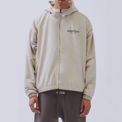 Fear of god  Mens Manuel Logo Jacket  Beige - 피어오브갓 2021 남성 메뉴얼 로고 자켓 Fea0232x.Size(s - l) 베이지