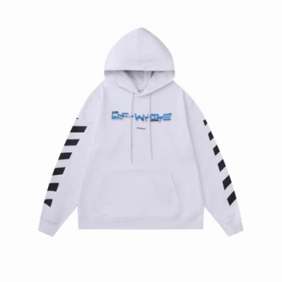 Off-white  Mens Logo Cotton Hoodie White - 오프화이트 2021 남성 로고 코튼 후드티 Off0770x Size(s - xl) 화이트