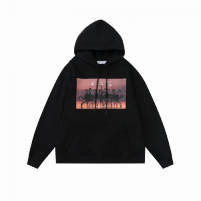 Off-white  Mens Logo Cotton Hoodie Black - 오프화이트 2021 남성 로고 코튼 후드티 Off0772x Size(s - xl) 블랙