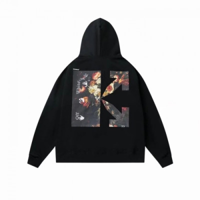 Off-white  Mens Logo Cotton Hoodie Black - 오프화이트 2021 남성 로고 코튼 후드티 Off0775x Size(s - xl) 블랙