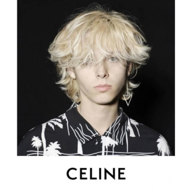 셀린느 남성 블랙 셔츠 - Celine Unisex Hedi Slimane Dress Shirts - cel160x