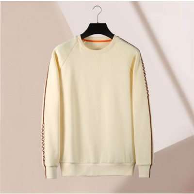 Hermes  Mens Logo Casual Cotton Hoodie Ivory - 에르메스 2021 남성 로고 캐쥬얼 코튼 후드티 Her0693x Size(m - 3xl) 아이보리