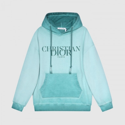 Dior  Mm/Wm  Logo Casual Cotton Hoodie Blue - 디올 2021 남/녀 로고 캐쥬얼 코튼 후디 Dio01456x Size(s - xl) 블루