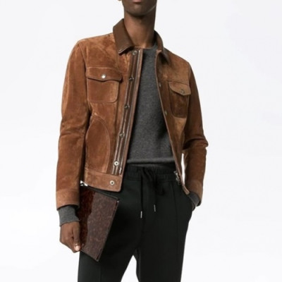 Tom Ford  Mens Logo Casual Leather Jacket Camel - 톰포드 2021 남성 로고 캐쥬얼 자켓 Tomf0027x Size(m - 3xl) 카멜