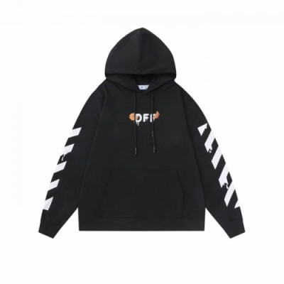 Off-white  Mens Logo Cotton Hoodie Black - 오프화이트 2021 남성 로고 코튼 후드티 Off0777x Size(s - xl) 블랙