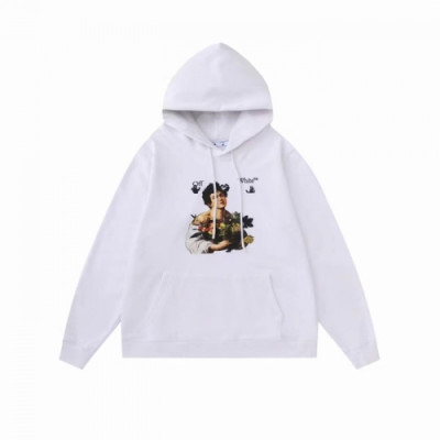 Off-white  Mens Logo Cotton Hoodie White - 오프화이트 2021 남성 로고 코튼 후드티 Off0778x Size(s - xl) 화이트