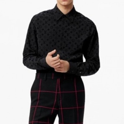 Louis vuitton  Mens Trendy shirts Black - 루이비통 2021 남성 트렌디 셔츠 Lou03611x Size(s - xl) 블랙