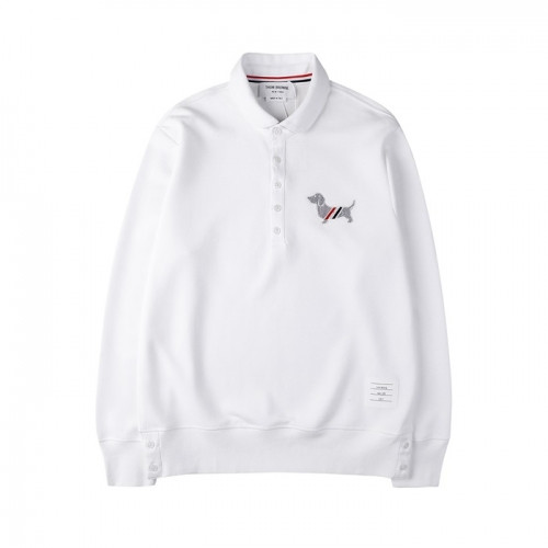 Thom Browne  Mens Strap Crew-neck Cotton Tshirts White - 톰브라운 2021 남성 스트랩 크루넥 코튼 긴팔티 Thom01449x Size(1 - 4) 화이트