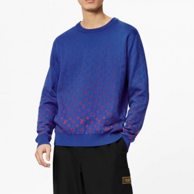 Louis vuitton  Mens Casual Wool Sweaters Blue - 루이비통 2021 남성 캐쥬얼 울 스웨터 Lou03663x Size(xs - l) 블루