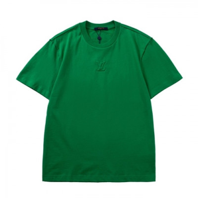 Louis vuitton  Mm/Wm Logo Short Sleeved Tshirts Green - 루이비통 2021 남/녀 로고 반팔티 Lou03672x Size(s - xl) 그린