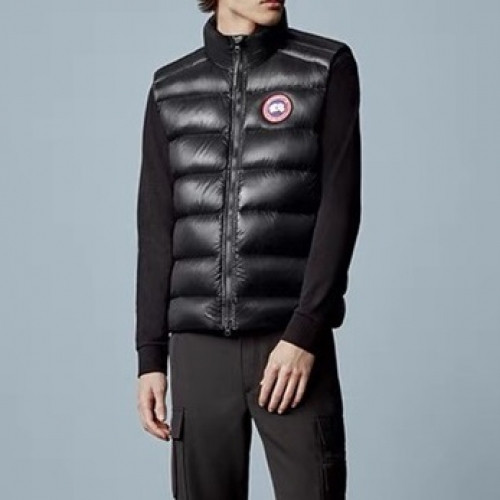 Canada Goose Mens Logo Duck Down Padding Vest - 캐나다구스 2021 남성 로고 덕다운 패딩조끼 Can0362x Size(s - 2xl) 블랙