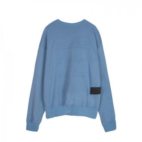 WELLDONE  Mm/Wm Retro Logo Crew-neck Tshirts Blue - 웰던 2021 남/녀 레트로 로고 크루넥 긴팔티 Wel007x Size(s - l) 블루