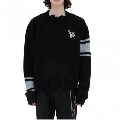 Mastermind Japan Mens Sweaters Black - 마스터마인드 재팬 2021 남성 스웨터 Mas124x