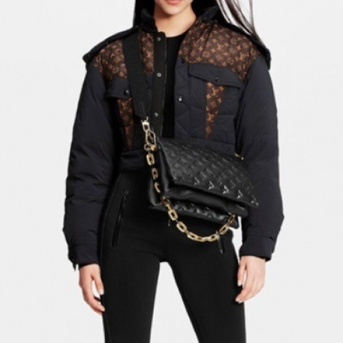 Louis vuitton Mens Logo Down Padding Black - 루이비통 2021 남성 로고 다운 패딩 Lou03726x Size(s - l) 블랙