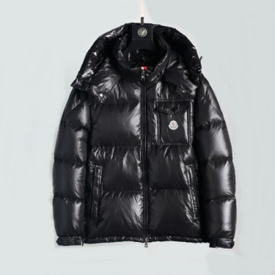 Moncler  Mm/Wm Patch Logo Modern Down Padding Black - 몽클레어 2021 남/녀 패치 로고 모던 다운 패딩 Moc02332x Size(1 - 5) 블랙