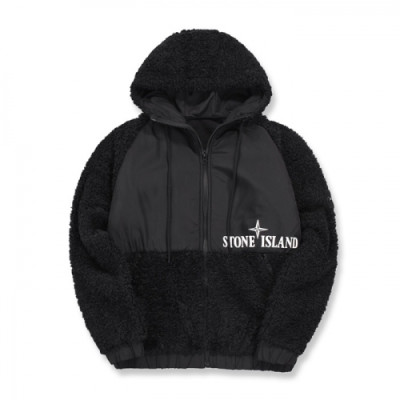 Stone Island  Mens  Logo Cotton Hoodie Balck - 스톤아일랜드 2021 남성 로고 코튼 후디 Sto0375x Size(m - xl) 블랙