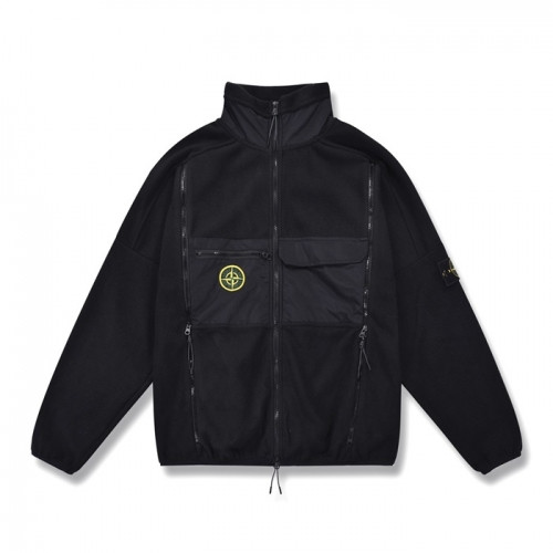 Stone Island   Mens Basic Casual Jackets Black - 스톤아일랜드 2021 남성 베이직 캐쥬얼 자켓 Sto0381x Size(m - xl) 블랙