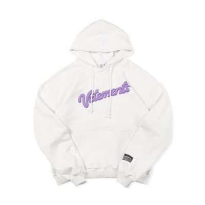 Vetements  Mm/Wm Logo Oversize Cotton Hoodie White - 베트멍 2021 남/녀 로고 오버사이즈 코튼 후드티 Vet0216x Size(xs - l) 화이트