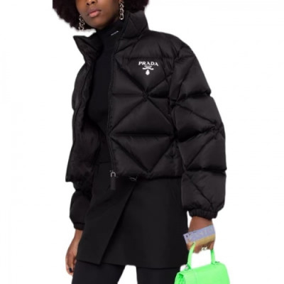 Prada  Womens Logo Casual Duck Down Jackets Black - 프라다 2021 여성 로고 캐쥬얼 다운 자켓 Pra02459x Size(s - l) 블랙