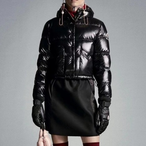 Moncler   Womens Patch Logo Modern Duck Down Long Padding Black - 몽클레어 2021 여성 패치 로고 모던 덕다운 롱패딩 Moc02365x Size(s - l) 블랙