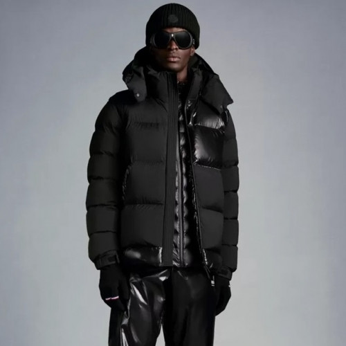 Moncler  Mm/Wm Patch Logo Modern Down Padding Black - 몽클레어 2021 남/녀 패치 로고 모던 다운 패딩 Moc02373x Size(1 - 5) 블랙