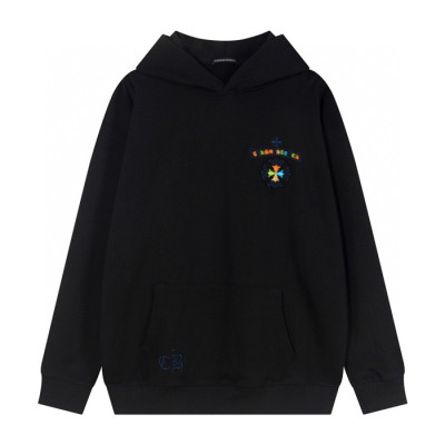 크롬하츠 남성 블랙 후드티 - Chrom hearts Mens Gray Hoodie - chc435x