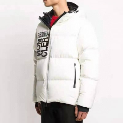 Moncler  Mm/Wm Patch Logo Modern Down Padding White - 몽클레어 2021 남/녀 패치 로고 모던 다운 패딩 Moc02377x Size(1 - 5) 화이트