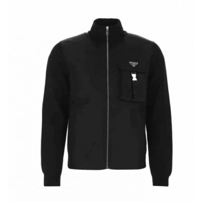 Prada  Mm/Wm Logo Casual Jackets Black - 프라다 2021 남/녀 로고 캐쥬얼 자켓 Pra02475x Size(m - 3xl) 블랙